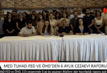 MED TUHAD-FED VE ÖHD’DEN 6 AYLIK CEZAEVİ RAPORU