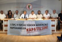 Kuyu Tipi Hapishaneler kapatılsın!